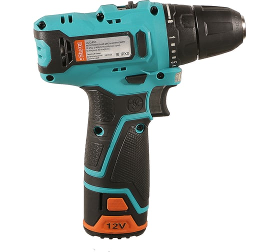 Аккумуляторный шуруповерт Sturm BatterySystem12V CD1240C, 12 В, 40 Нм, 2 А·ч детальное изображение - 12