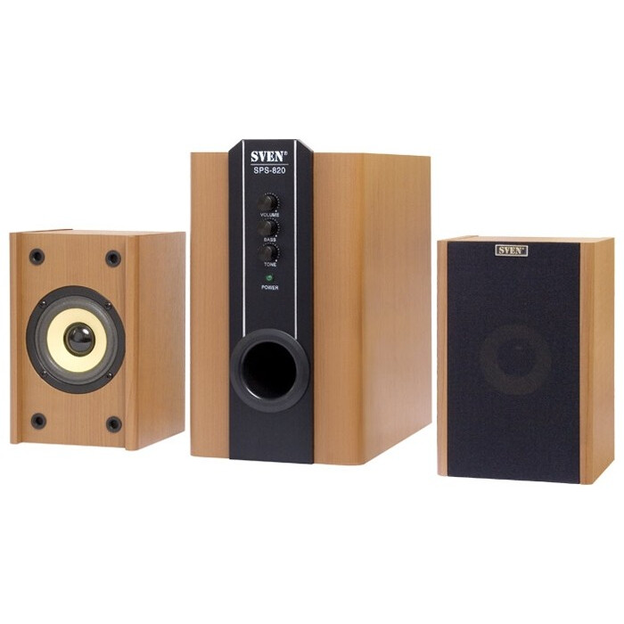 Колонки Sven SPS-820, Коричневый детальное изображение - 2