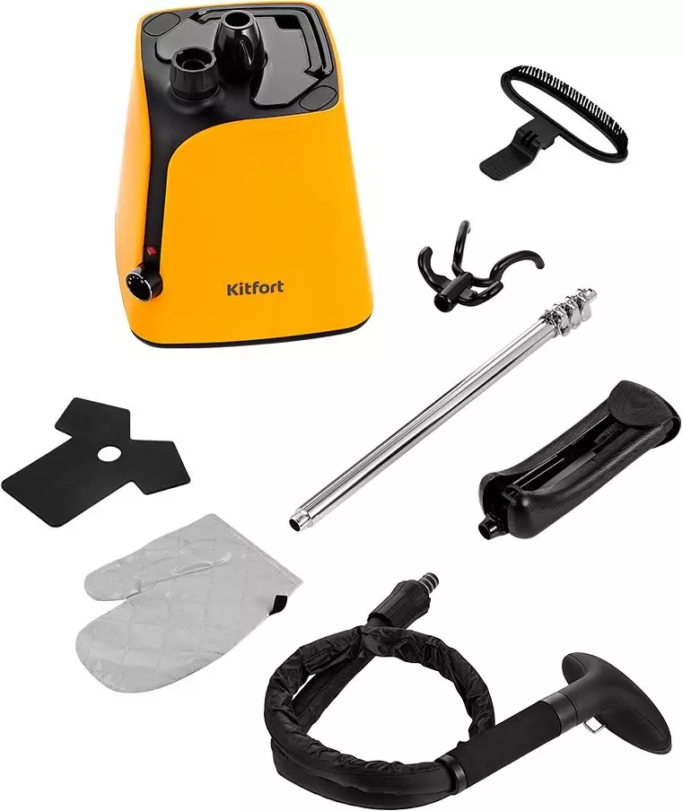 Отпариватель Kitfort КТ-9160, Оранжевый/черный детальное изображение - 6