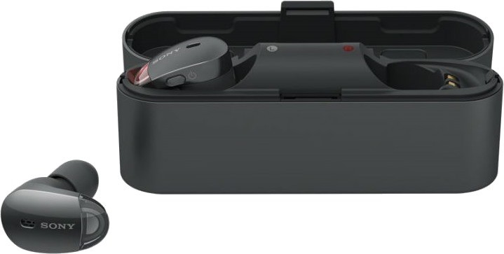 Беспроводные наушники Sony WF-1000X, Черный детальное изображение - 6