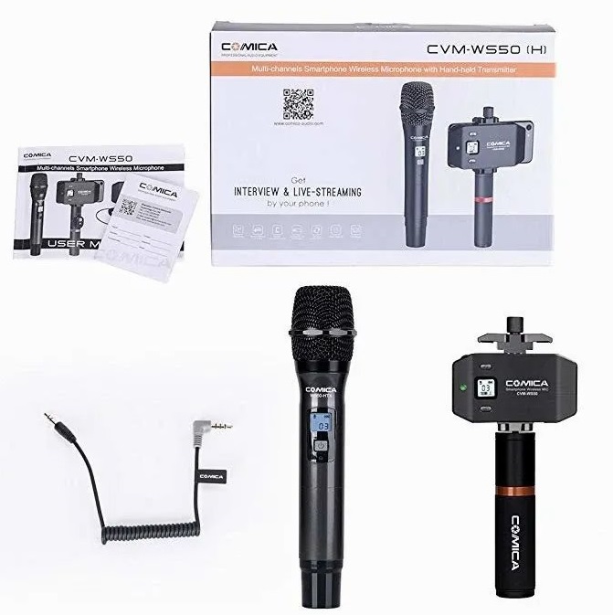 Радиосистема CoMica UHF CVM-WS50 H для смартфона детальное изображение - 10