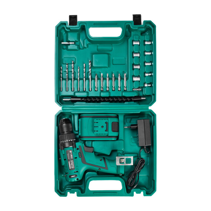 Аккумуляторная дрель-шуруповерт Rokodil Twist Pro Impact 1045942, 18 В, 60 Нм, 2 А·ч  №4