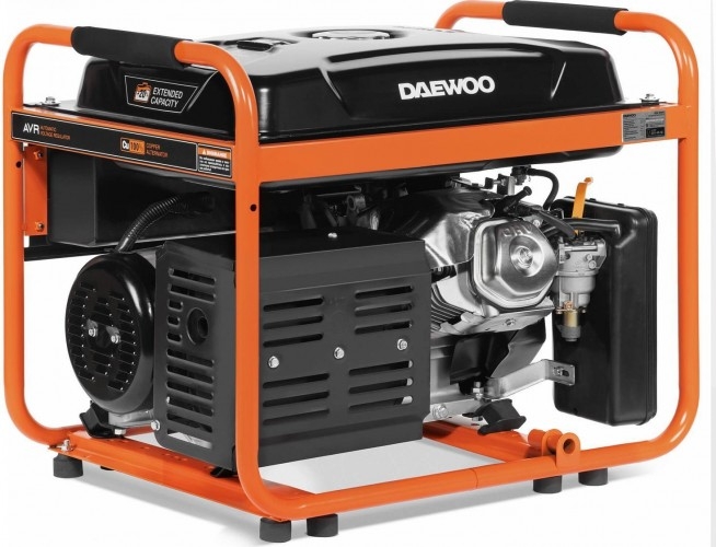Генератор бензиновый DAEWOO GDA 6500E, 5 кВт, Оранжевый детальное изображение - 4