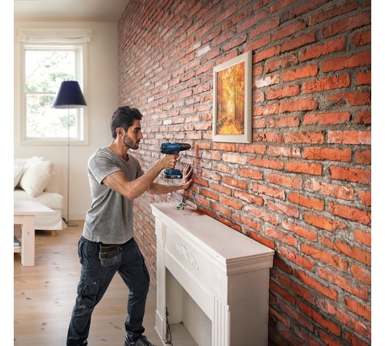 Аккумуляторная ударная дрель-шуруповерт Bosch GSB 180-LI, 18 В, 54 Нм, 2 А·ч, 06019F8323 детальное изображение - 5