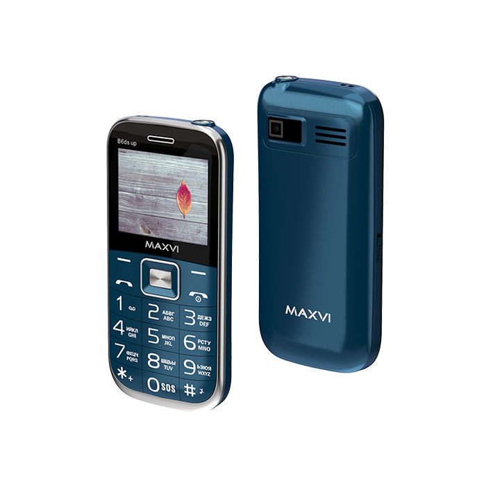 Мобильный телефон MAXVI B6ds up, 32 Мб, Синий, Dual mini-SIM детальное изображение - 8