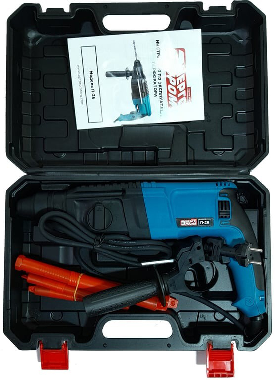 Перфоратор ЭНЕРГОПРОМ Home MASTER П-26 00-00019958, 1000 Вт, 4,7 Дж, 0-3000 уд/мин детальное изображение - 2