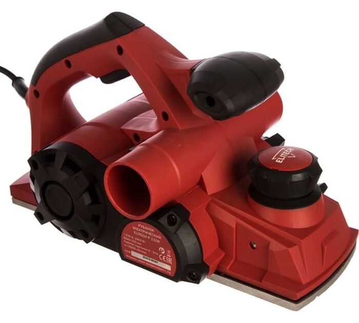 Электрический рубанок Elitech Р 110К, 1000 Вт,  Красный №3