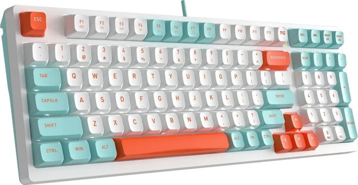 Клавиатура A4Tech Fstyler FS300 Panda Snorkeling, Белый №3