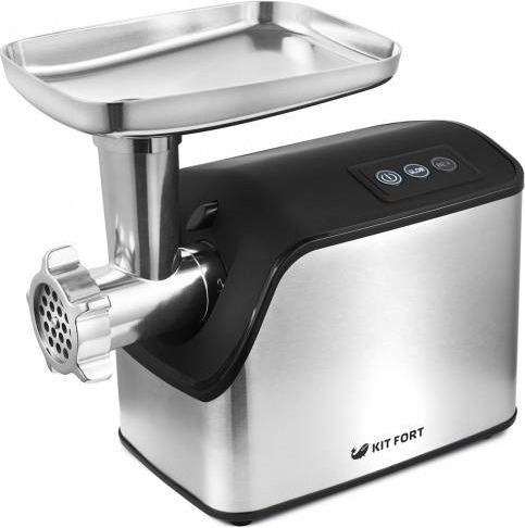 Мясорубка KITFORT КТ-2103, Серебряный детальное изображение - 2