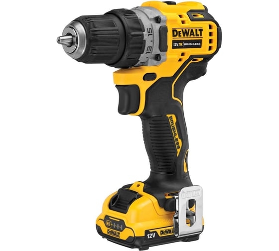 Аккумуляторная дрель-шуруповерт DeWALT DCD701MD1E, 12 В, 57.5 Нм, 2 А·ч детальное изображение - 1