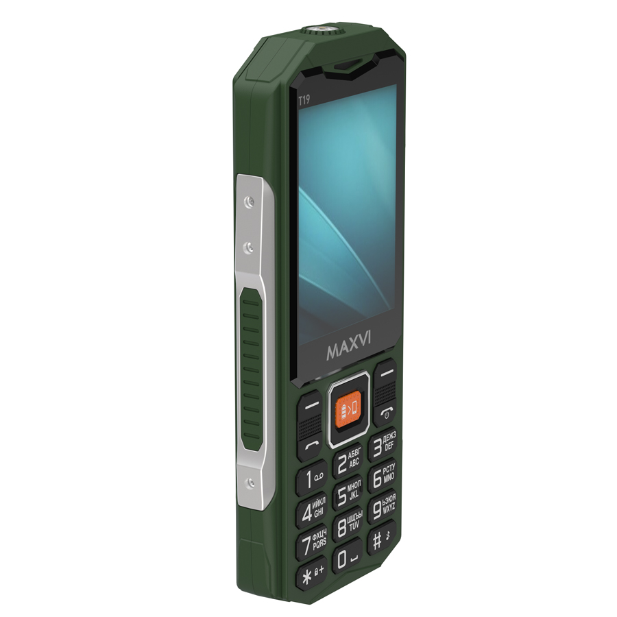 Мобильный телефон MAXVI T19, 32 Мб, Зеленый, Dual mini-SIM детальное изображение - 2