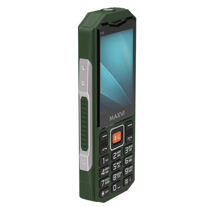 Мобильный телефон MAXVI T19, 32 Мб, Зеленый, Dual mini-SIM №2