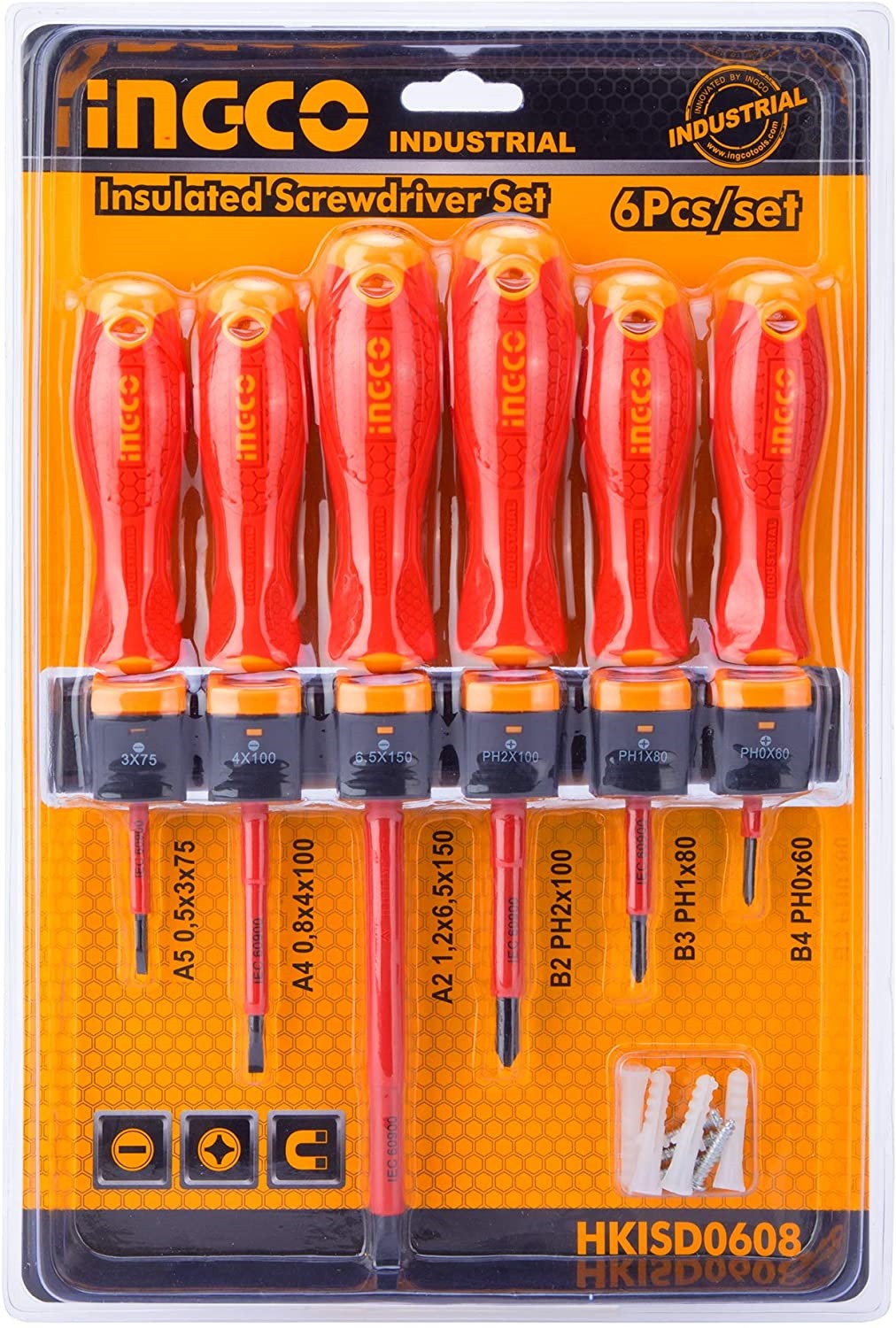 Набор инструментов INGCO HKISD0608 детальное изображение - 2