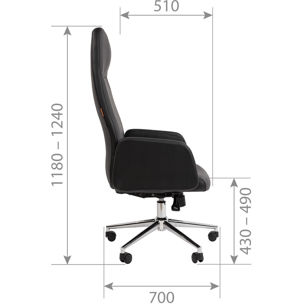 Офисное кресло Chairman 929, Черный детальное изображение - 5