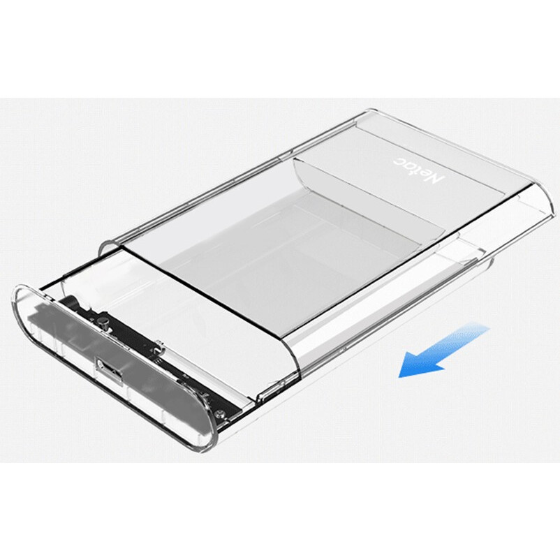 Внешний корпус для HDD Netac NT07WH11-30CC, Прозрачный детальное изображение - 3