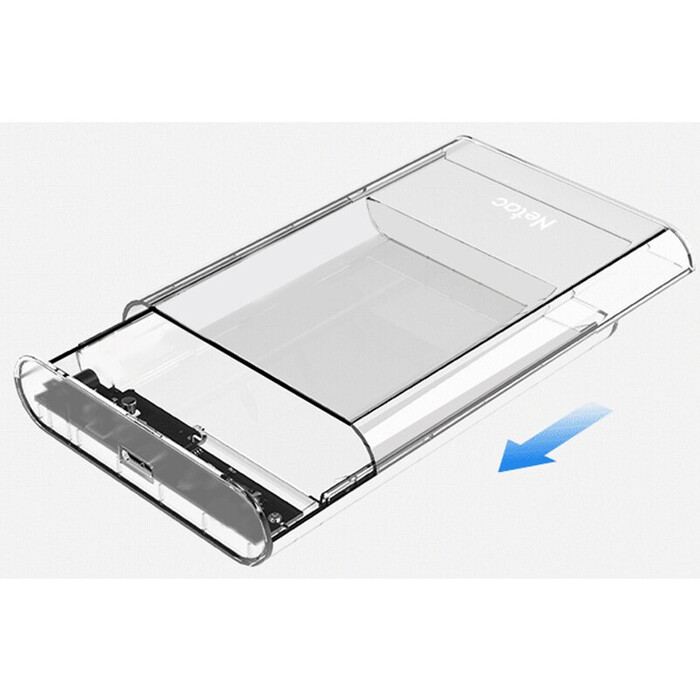 Внешний корпус для HDD Netac NT07WH11-30CC, Прозрачный №3