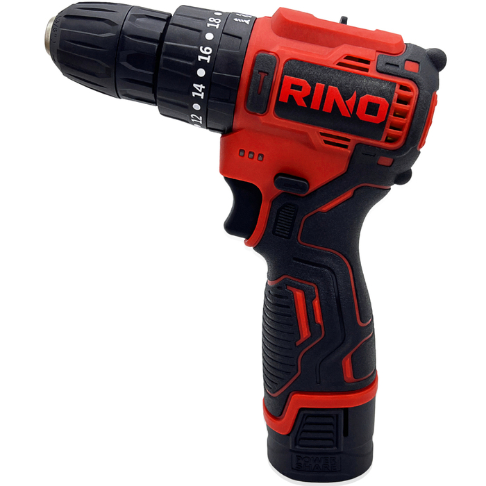 Аккумуляторная дрель-шуруповерт RINO DRL4-1, 16.8 В, 40 Нм, 1.5 А·ч  №1
