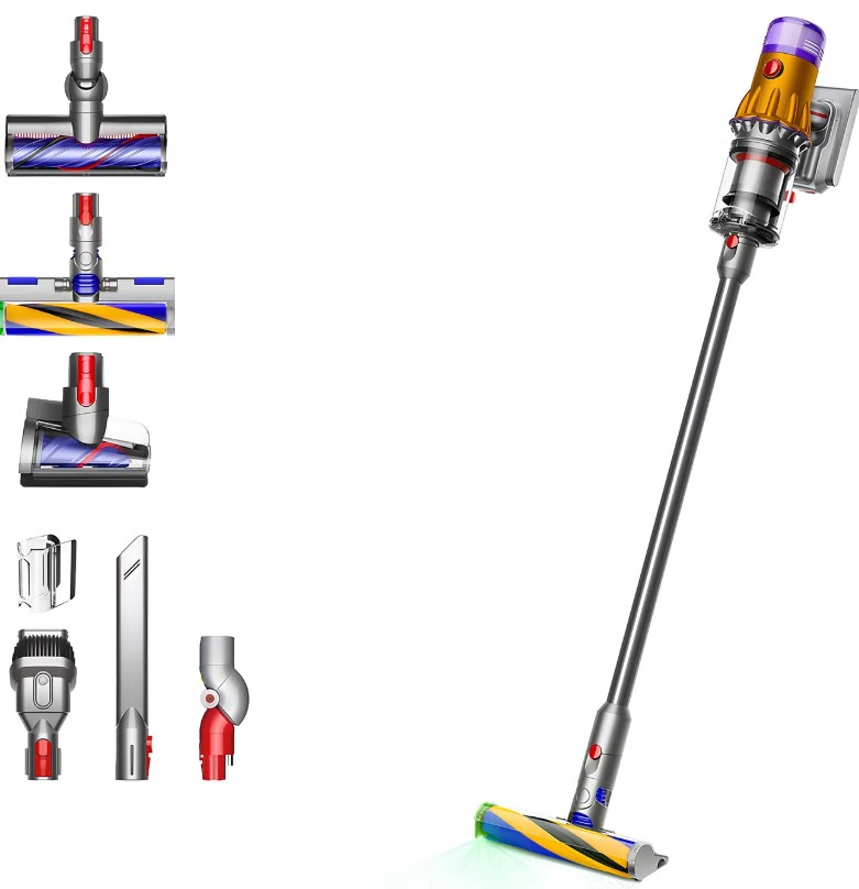 Пылесос Dyson V12 Detect Slim Absolute, Жёлтый/Никель детальное изображение - 1