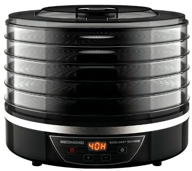 Сушилка для овощей и фруктов Редмонд FD1102, 500 Вт, Черный детальное изображение - 1