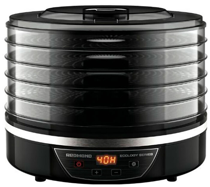 Сушилка для овощей и фруктов Редмонд FD1102, 500 Вт, Черный №1