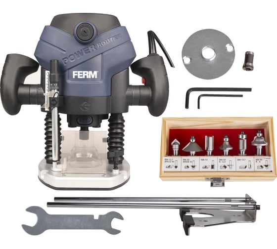 Фрезер FERM DIY PRM1015 5010000009, 1300 Вт, Синий детальное изображение - 9