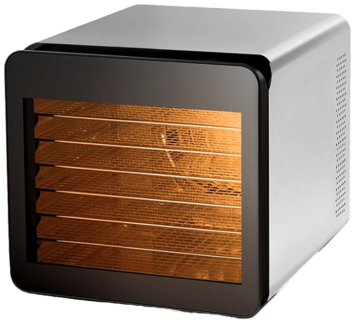 Сушилка для овощей и фруктов BQ FD1006, 600 Вт, Черный/Стальной №1