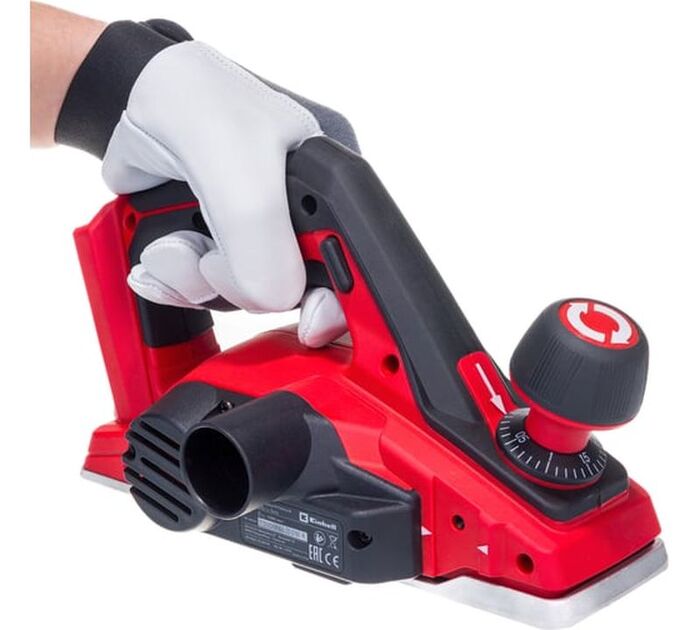 Электрический рубанок Einhell PXC TE-PL 18/82 Li-Solo 4345400, 18 Вт,  Красный №9