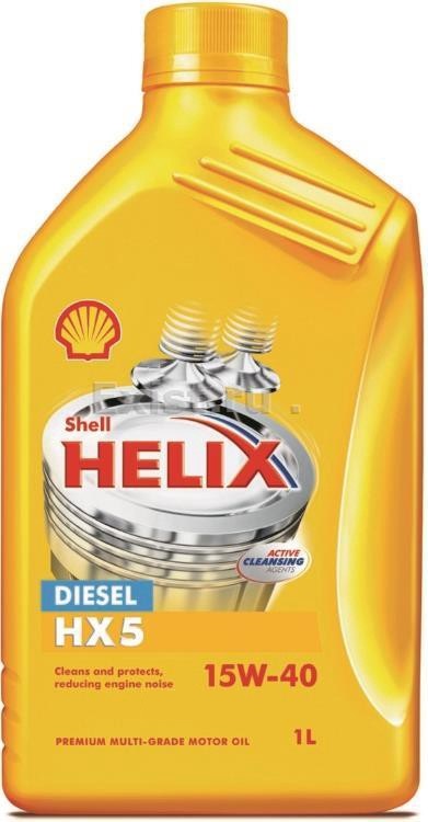 Моторное масло Shell Helix HX5 Diesel 15W-40, 1 л детальное изображение - 1