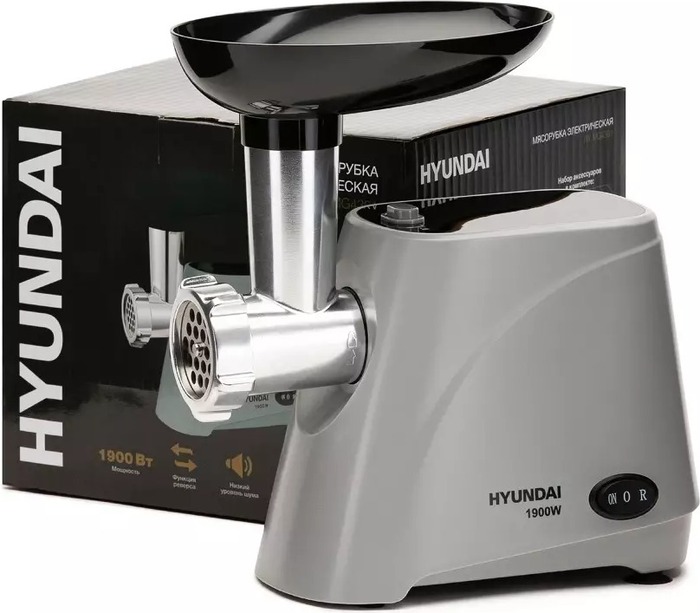 Мясорубка Hyundai HY-MG4391, Серый №10