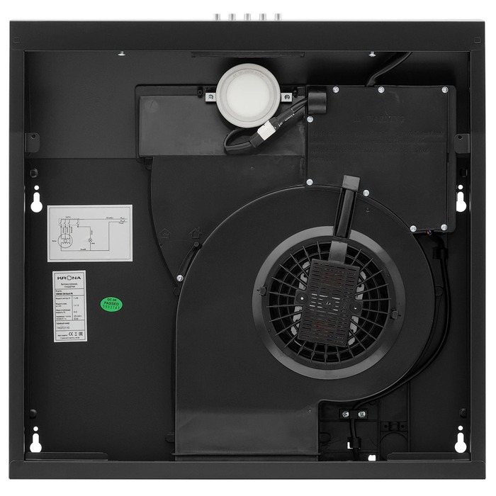 Вытяжка Krona ERMINA 500 black PB, Черный №2