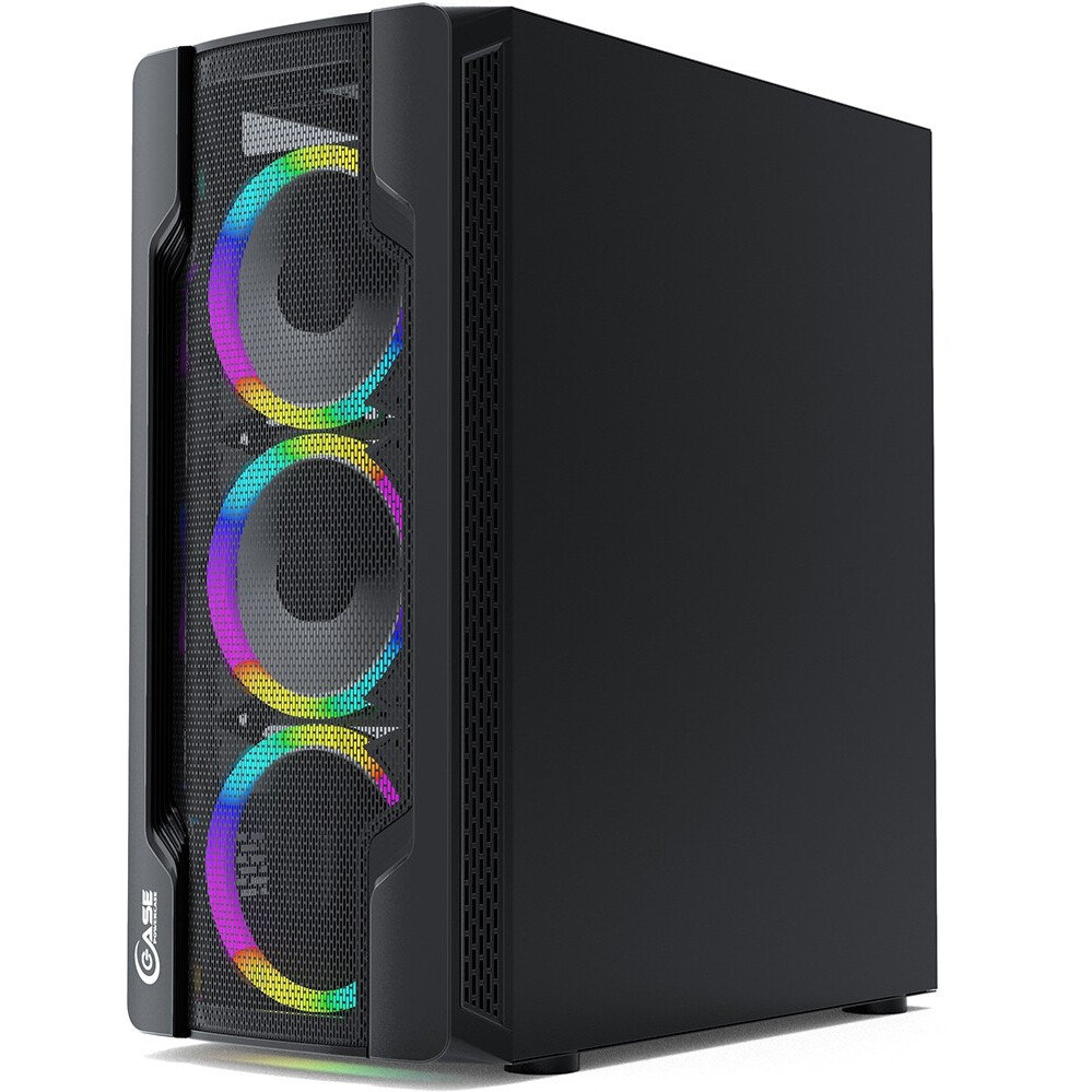 Корпус Powercase Mistral X4 Mesh LED, Черный детальное изображение - 3