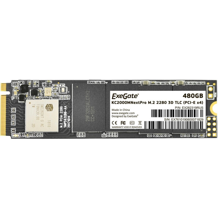 Накопитель SSD ExeGate NextPro KC2000TP480, 480 Гб №1
