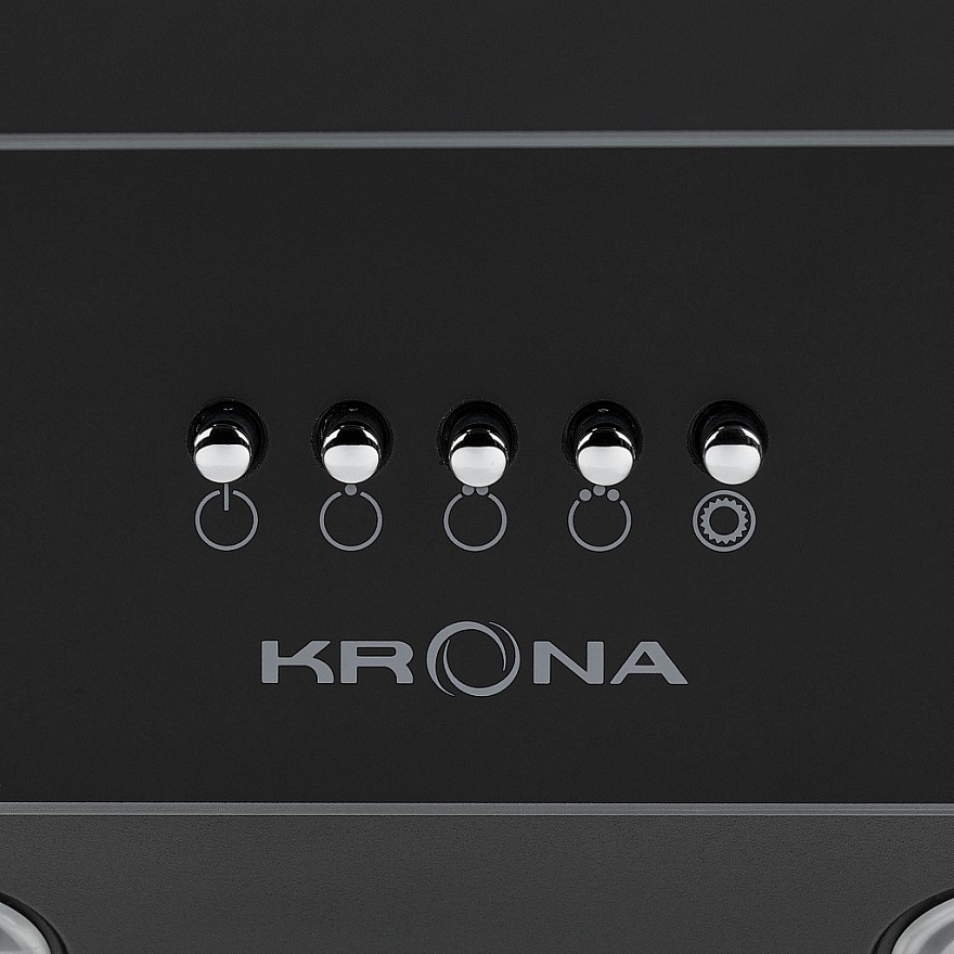 Вытяжка Krona ERICA 600 black PB, Черный детальное изображение - 2