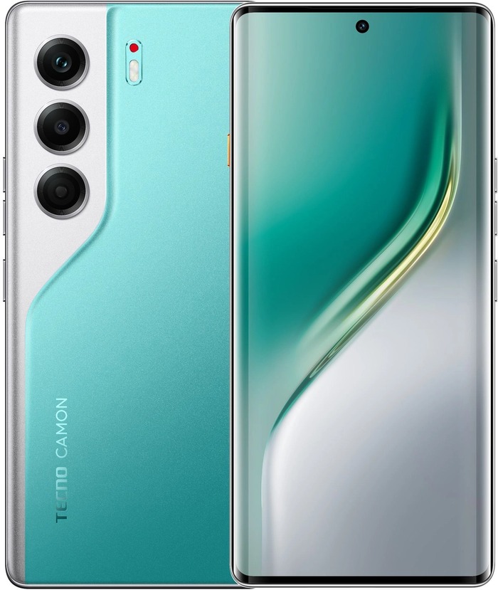 Смартфон Tecno CAMON 40 Pro 5G 12/256, Морской зеленый, Dual nano-SIM №1