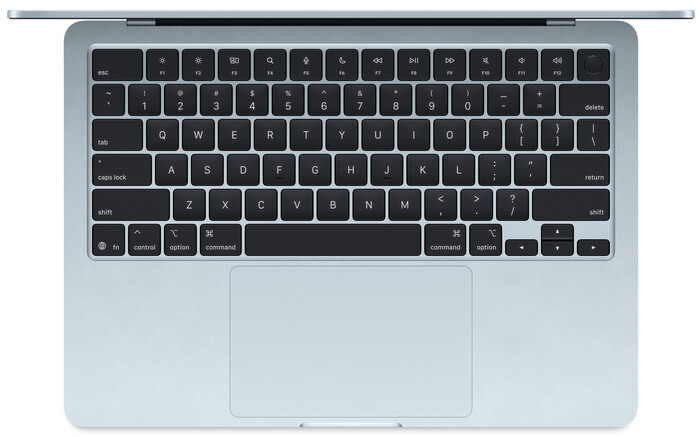 Ноутбук Apple MacBook Air 13 2025 на M4, RAM 16 ГБ, Sky Blue, SSD 256 ГБ, Apple graphics 8-core №5