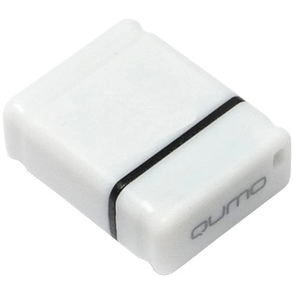 USB Flash накопитель QUMO Nano 16 ГБ, белый детальное изображение - 1