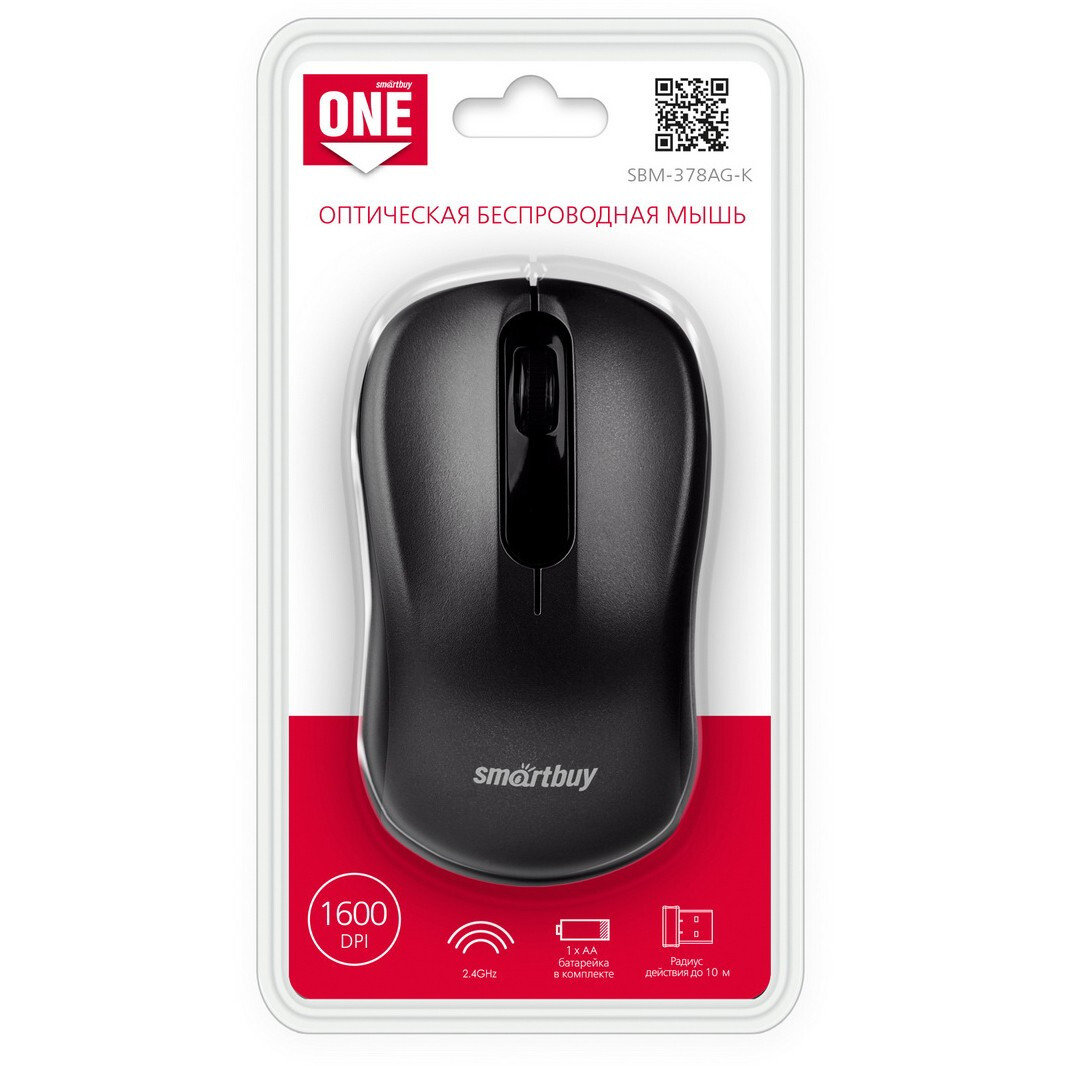 Мышь SmartBuy SBM-378AG-K, Черный детальное изображение - 2