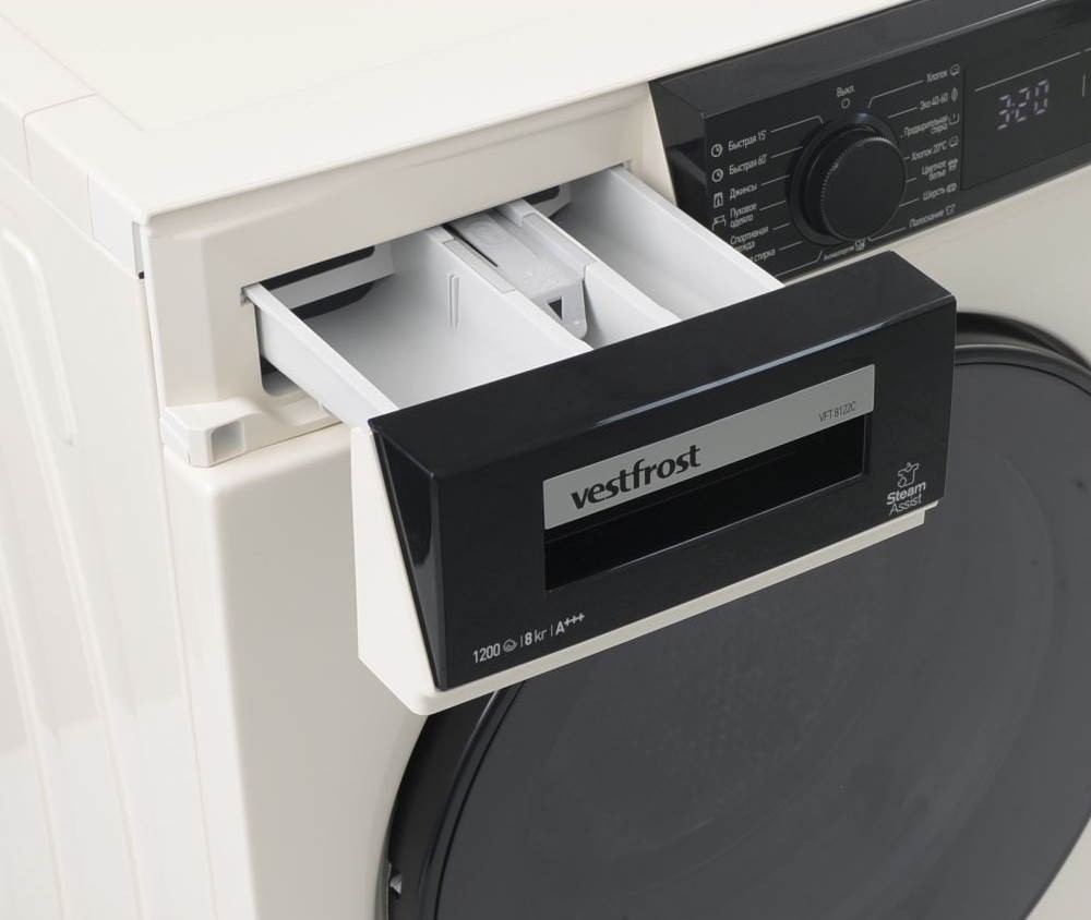 Стиральная машина Vestfrost VFT 8122C, Бежевый детальное изображение - 4