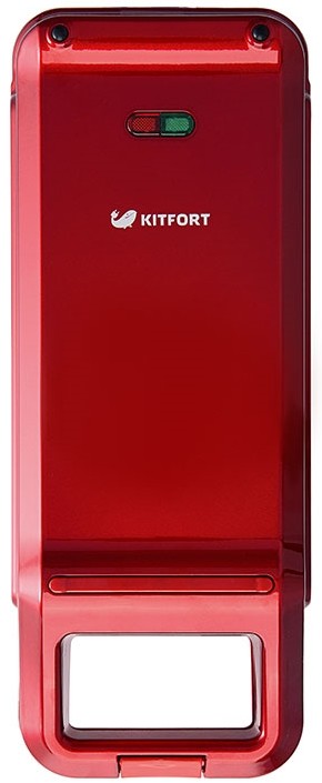 Вафельница KITFORT KT-1611-2, Красный детальное изображение - 2