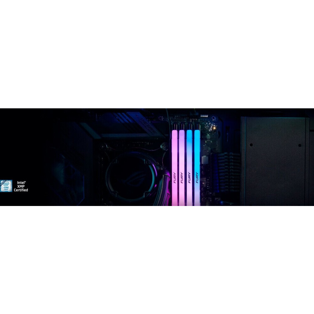Оперативная память Kingston Fury Renegade RGB DDR5 6400MHz, KF564C32RSA-16, 16 Гб детальное изображение - 4