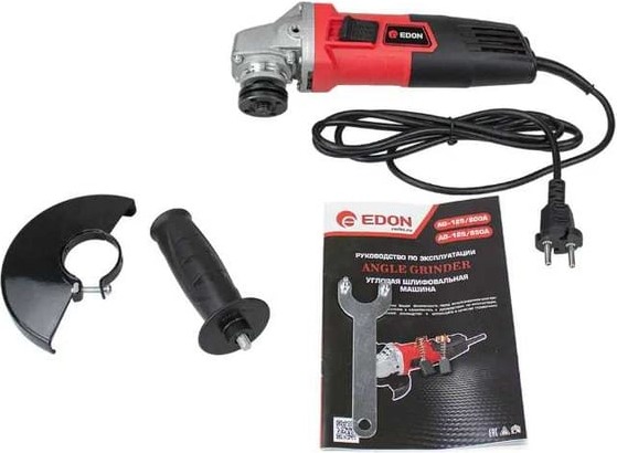 Угловая шлифовальная машина EDON AG-125/850A 40043, 125 мм, 12000 об/мин, 850 Вт детальное изображение - 5