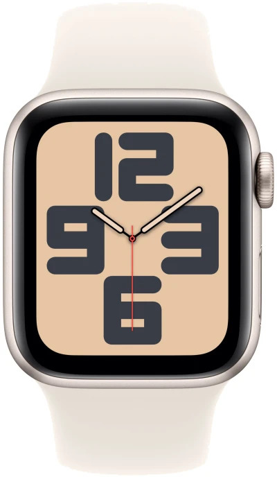Умные часы Apple Watch Series SE 2024 40 мм, Starlight Aluminium Case, Starlight Sport Band детальное изображение - 2