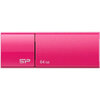 USB Flash накопитель Silicon Power Ultima U05 (SP064 ГБUF2U05V1H) 64 ГБ, розовый вариант - 3