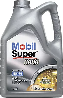 Моторное масло Mobil Super 3000 Formula R 5W-30, 154126, 5 л  детальное изображение - 1