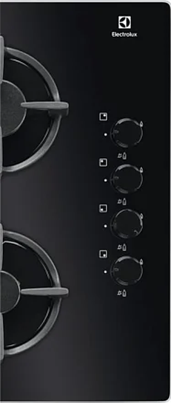 Газовая варочная панель Electrolux GPE 264 EK, Черный детальное изображение - 2