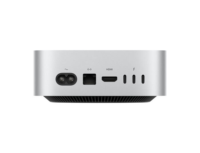 Настольный компьютер Apple Mac mini M4 Pro 2024, RAM 64 Гб, SSD 1 Тб, Apple 20-Core GPU, серый детальное изображение - 3