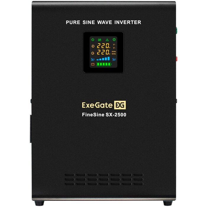 ИБП ExeGate FineSine SX-2500.LCD.AVR.2SH + 2x HRL 12-55 (55Ач) + батарея №2