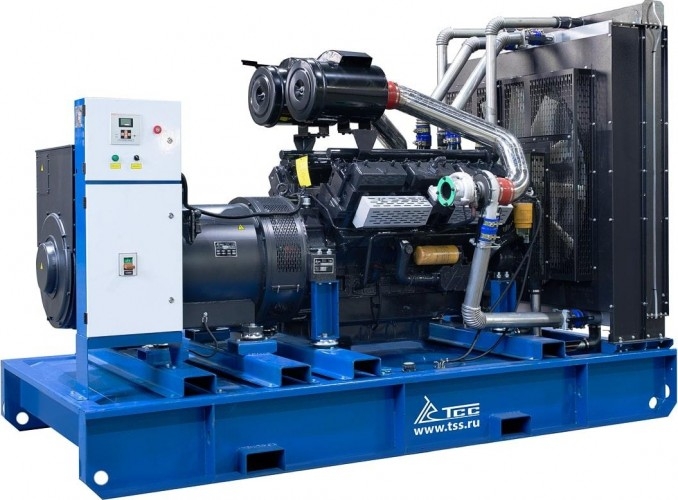 Генератор дизельный ТСС АД-600С-Т400-1РМ16 (TTD 830TS) 031385, открытый, 600 кВт, Синий детальное изображение - 1