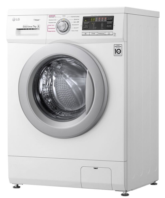 Стиральная машина LG F1296HDS0, Белый №10