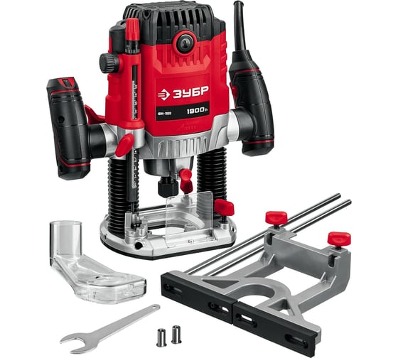 Фрезер ЗУБР ФМ, 1900 Вт, Красный детальное изображение - 1